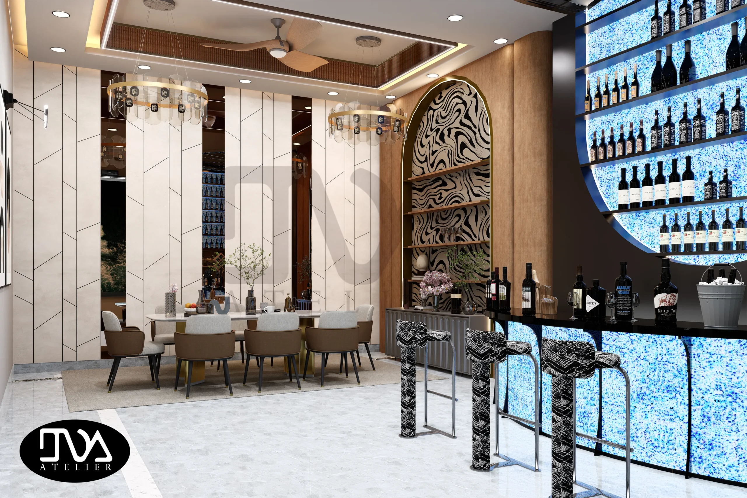 DINING AND BAR AREA -2