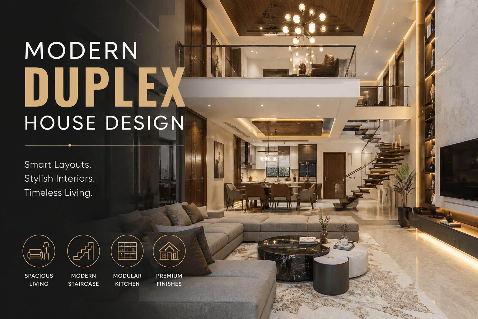 Modern House Design of Duplex