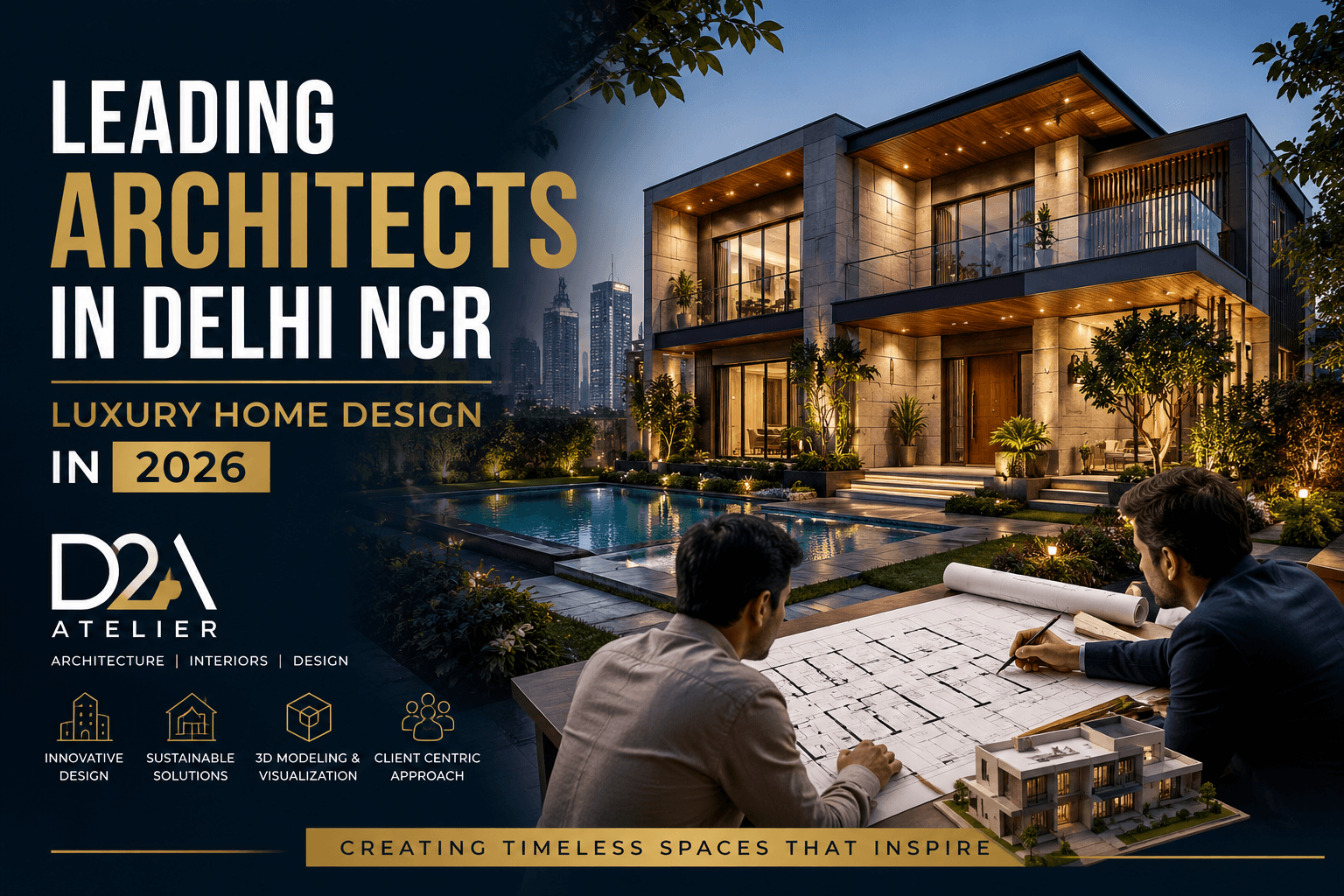 banner of leading architects in delhi ncr